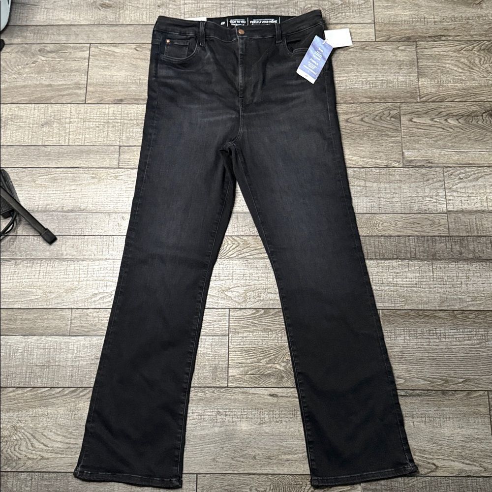 H&M Dark Wash Stretch Bootcut Jeans